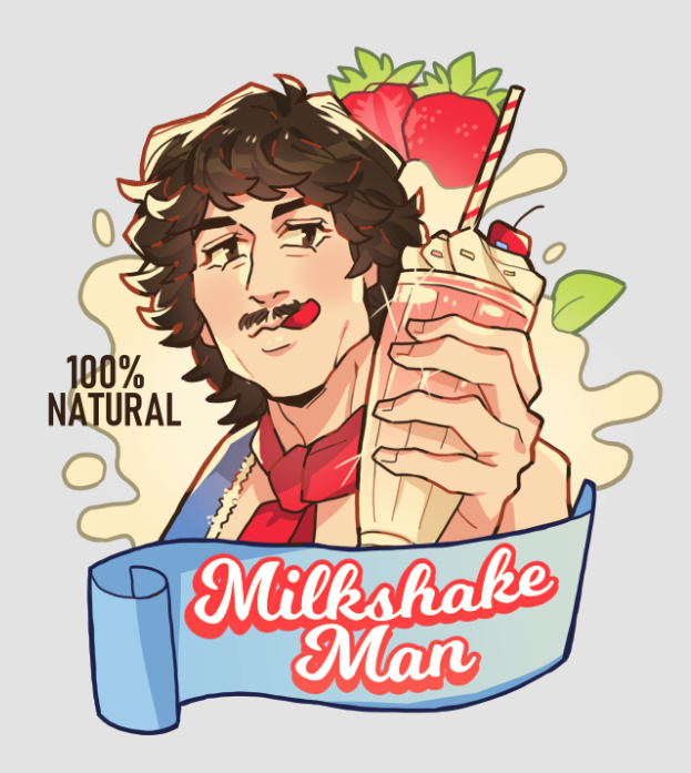 Foudreika's tweet photo. Who wants a taste of the Milkshake Man 👁️🫦👁️ https://t.co/s9qKxZ6dtb