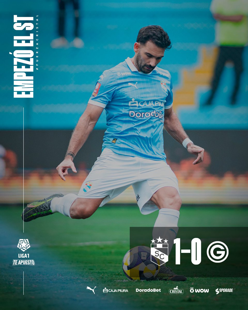 ➡️ 𝗘𝗡 𝗠𝗔𝗥𝗖𝗛𝗔 𝗘𝗟 𝗦𝗘𝗚𝗨𝗡𝗗𝗢 𝗧𝗜𝗘𝗠𝗣𝗢.

👊 ¡FUERZA, EQUIPO! 🩵

#FuerzaCristal