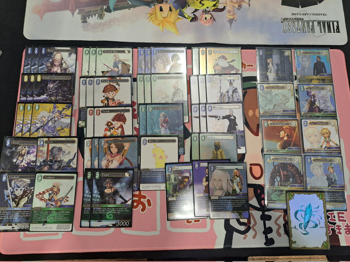 Won the sunday tournament with Yuna Cat IV !

Decided to play yet again a deck that I do not know that much to gain experience, and it felt really good overall 🏆

#fftcg