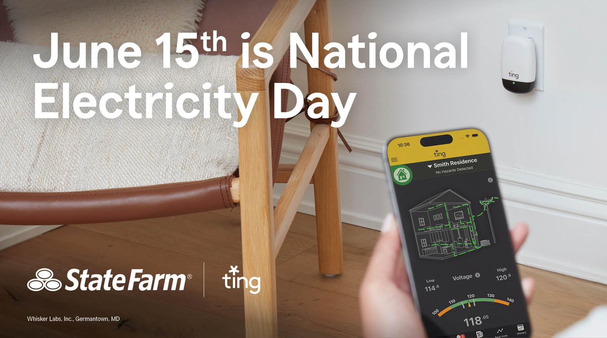 We never know how much we rely on electricity until it's out. Ting helps detect, identify, and alert homeowners about potential electrical hazards before they can strike. Contact my office to learn more. #GoodNeighbor