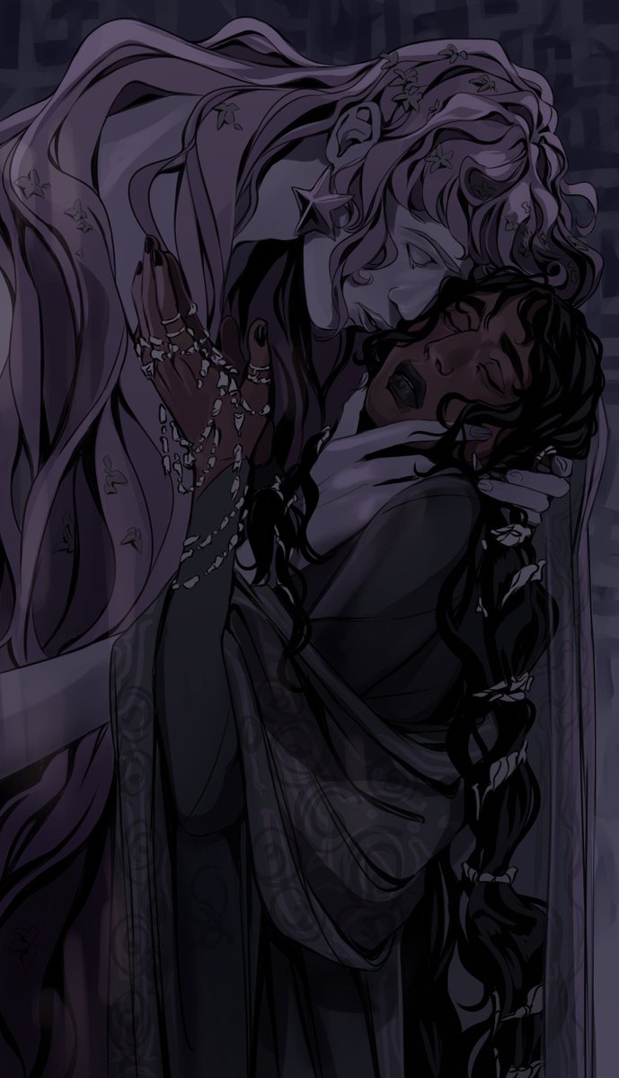 cutetanuki_chan's tweet image. second bookmark
almost a 'kiss' if Alecto knew how