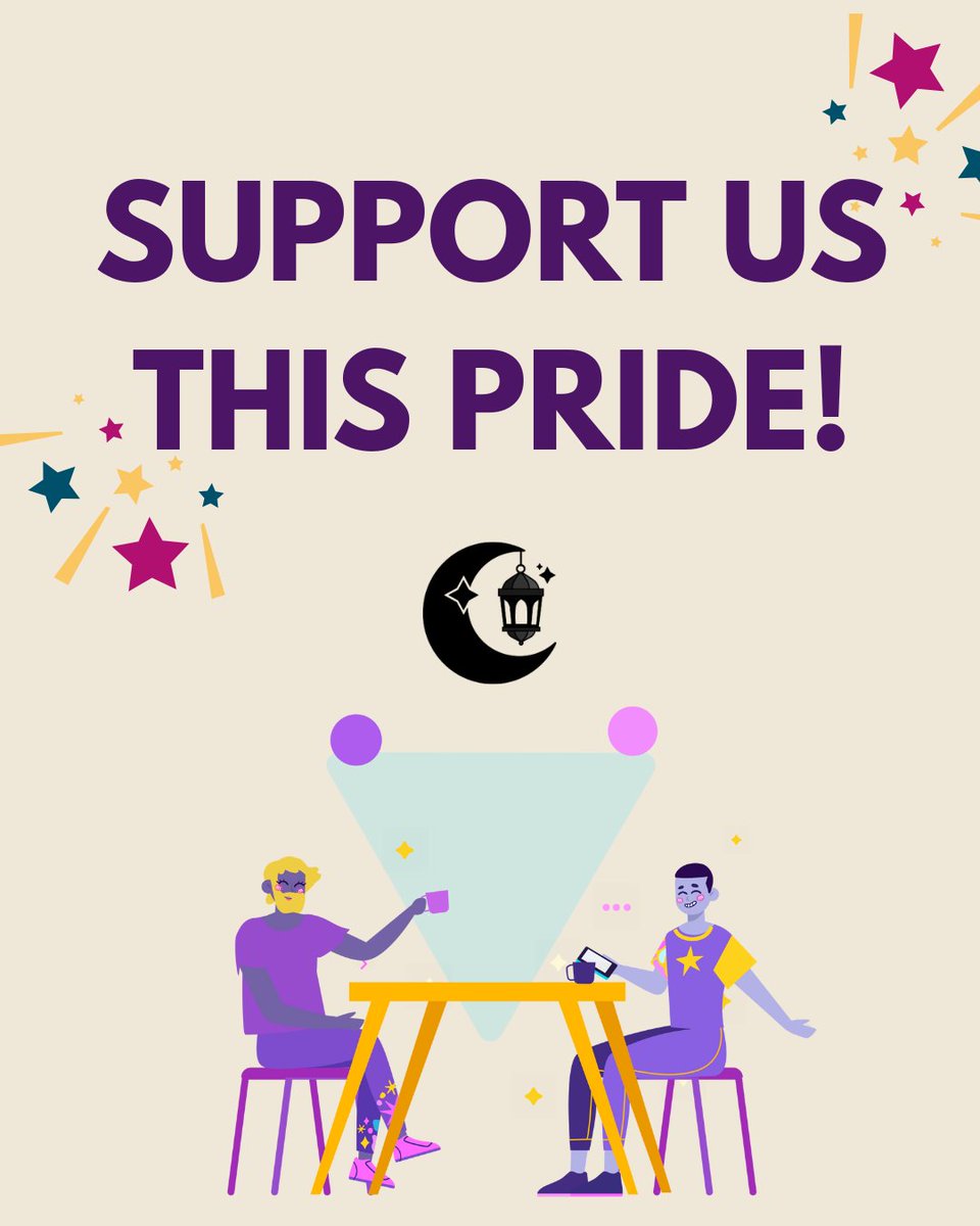 Looking for a charity to support this #PrideMonth? 

We rely on donations in order to continue to run our events across the UK and to support as many #QueerMuslims as possible. We know that the cost of living is affecting us all, so any contribution would mean a lot to us 💚
