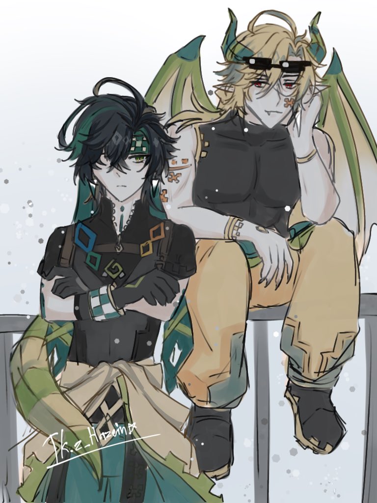 Taiyakii3003's tweet image. Ajaw x Kinich 👀
#ajawnich #ajaw #kinich #GenshinImpact #genshinimpactfanart