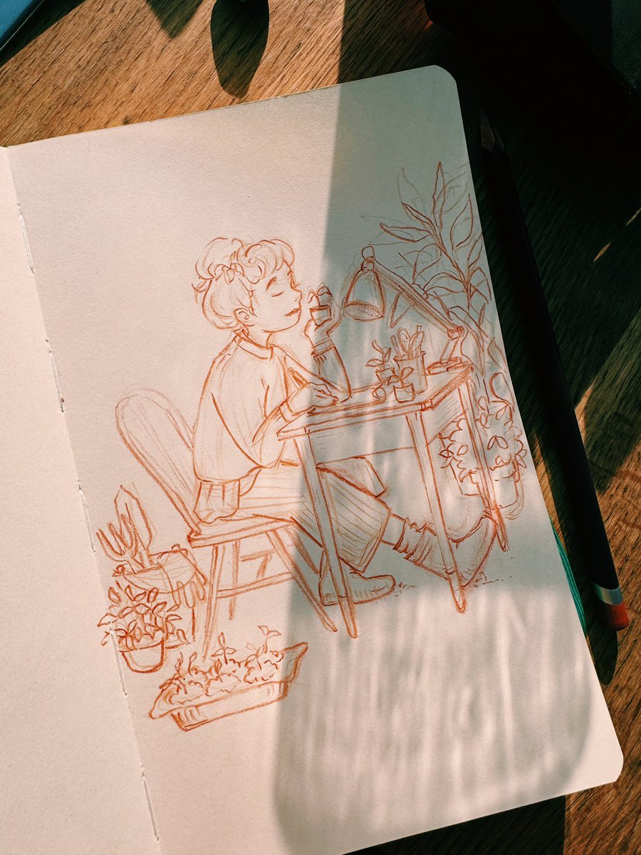Sunday sunny sketching!