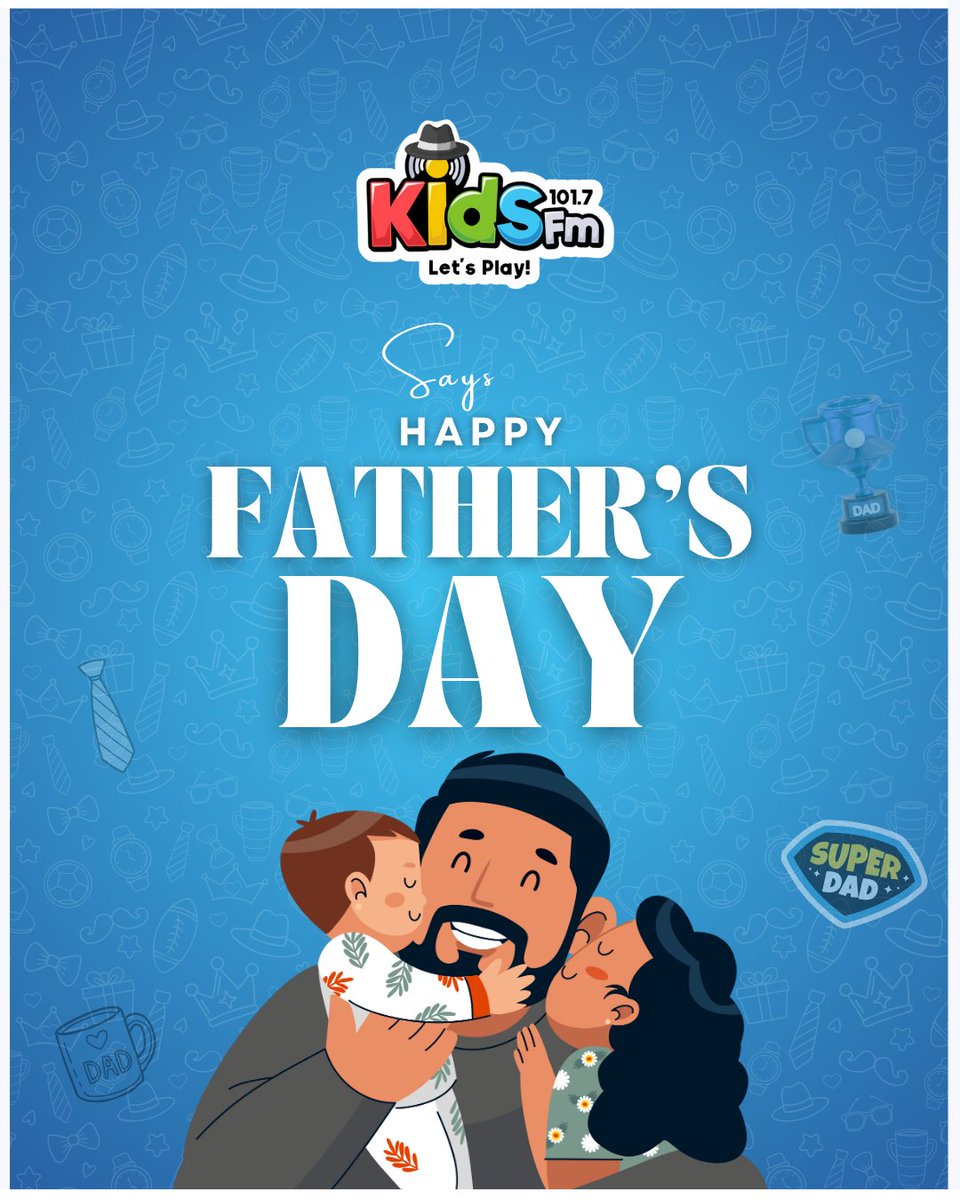It's one of the most important days in the family circle. It's Super Dad's day!

Thank you for all you do, we see you, we love you and we adore you!

Happy Father's Day! ❤️😘😍

#Kidsfmng  #Kidsfmnigeria #HappyFathersDay #HappyFathersDay2025