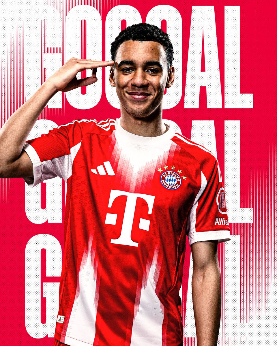 JAAAAAAAAMAAAAAAAL

#Musiala trifft in seinem ersten Spiel seit seiner Verletzung Anfang April sehenswert zum 7:0!

🌎 67' | #FCBACFC | 7-0 🏆