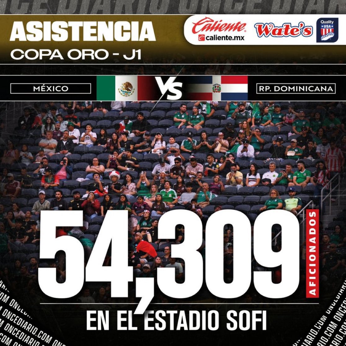 🚨🚨 تابعوا المنتخب والكأس الذهبية للكونكاكاف |
وهي الأهم ..

   "ولكن العيون تطارد الهلال وكأس العالم للأندية"

حاولـوا عبـر البرامج التي تقبع تحت العباءة الصفـراء تهميش كأس العالم للأندية عبر مراسليهم .. ولكنهم يتلقون الصفعة تلو الصفعة ..

الحضور الجماهيري : 60.927 
الحضور