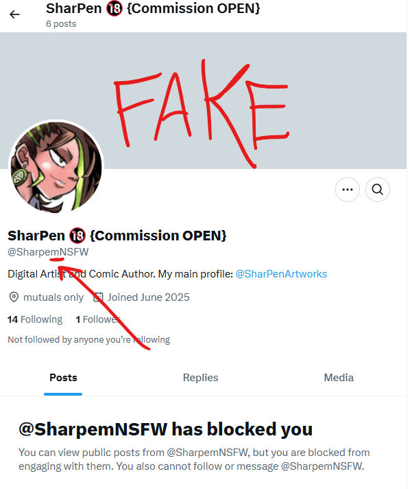 Someone is trying to impersonate me. If anyone can report that profile, I’d really appreciate it