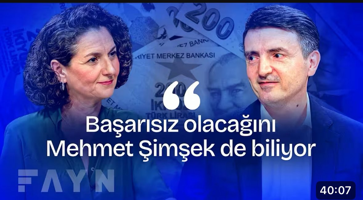 📍Ekonomide Mayıs 2023'e göre daha ağır bir durumdayız.

📍Dip diye bir şey yok. Bataklık var, daha da inebilirsiniz.

📍Buradan demokratikleşme çıkmaz!

<a href="/faynstudio/">Fayn</a>'da gazeteci Semin Gümüşel Güner ile yaptığım söyleşi👇

youtu.be/f3ZF5Co3viQ?si…