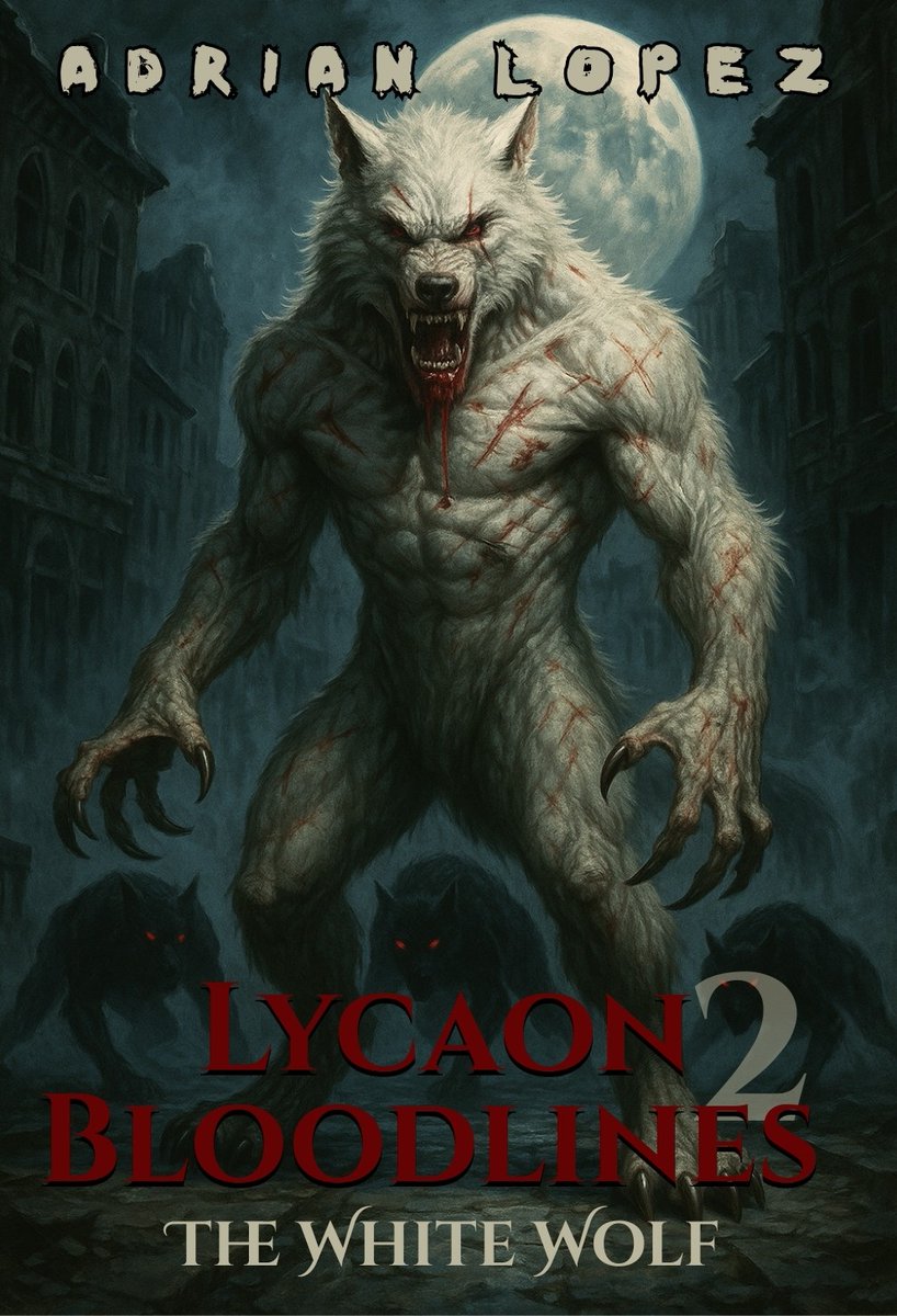 Lycaon Bloodlines 2 - The White Wolf coming end of month. Follow the completion of Cayden's journey.
#horrorbooks #horror #BooksWorthReading #book #Werewolf