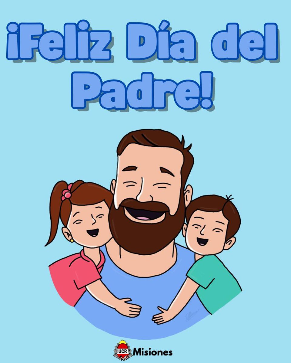 En este Día del Padre, desde la UCR Misiones, saludamos a todos los padres que, con esfuerzo, compromiso y cariño, construyen un futuro mejor para sus familias. ¡Feliz día! 💙🧑‍🧒‍🧒