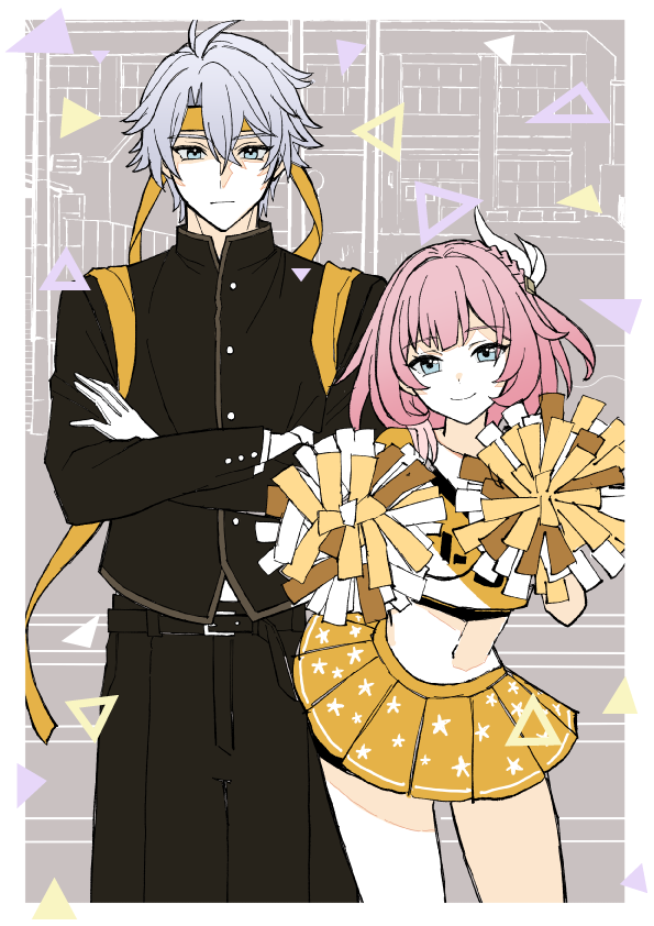 #phairene
☀️🌾体/育/祭パロ
応援団長☀️チアが🌾