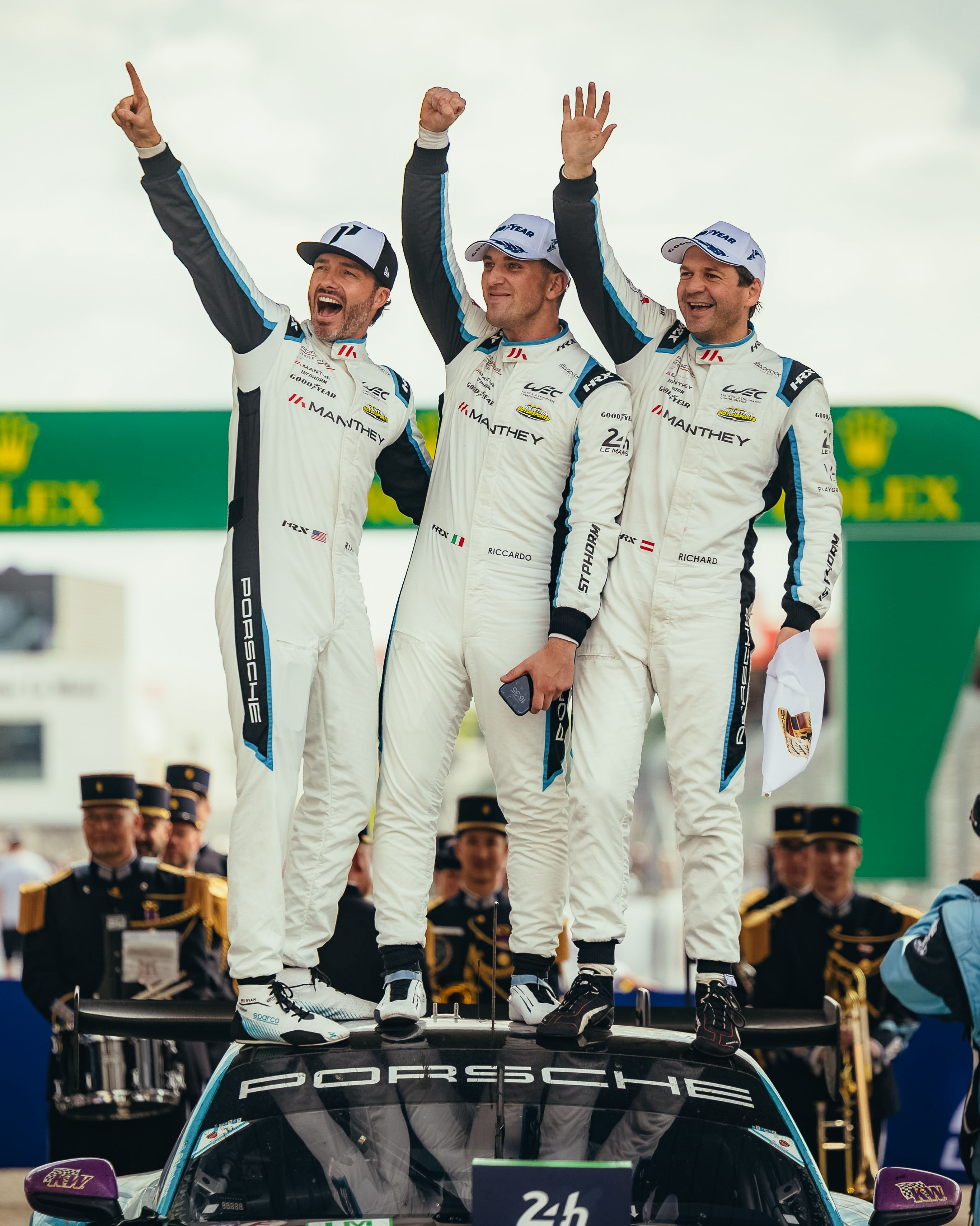 Porsche.CustomerRacing on X: "WE WON LE MANS AGAIN! ?? Someone please  pinch us – we're back-to-back @24hoursoflemans LMGT3 winners! Huge  congratulations to @manthey_racing 1st Phorm, Ryan Hardwick, Riccardo Pera  and Richard Lietz