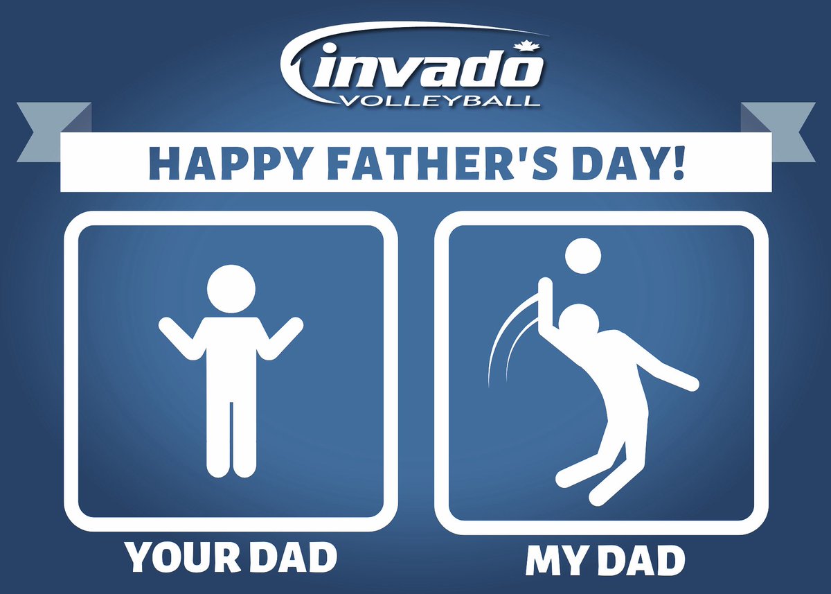 HAPPY FARTER’S…er…FATHER’S DAY to all you volleyball playin’ &amp; lovin’ DADS!  Thanks for all you do &amp; for teaching all of us that cool ‘pull my finger’ joke. Seriously, enjoy the day with family (or on the courts if you’re playing) - you deSERVE it!

#invadovb #fathersday2025