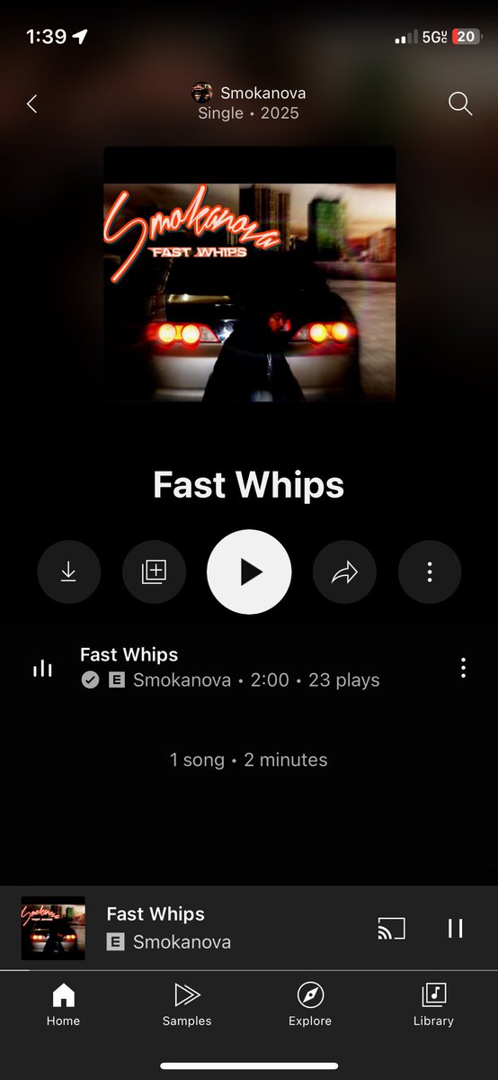 smokanovaa's tweet photo. Need more listens on this good music tap in on all streaming platforms #goodmusic #hiphop #music #cars #vibes #mood #streaming #tapin https://t.co/jqSze3QjQa