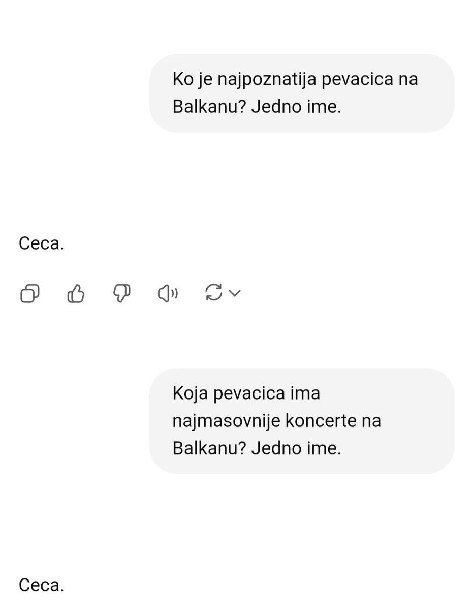 markottt90's tweet image. Volim chatGPT. 🤫🫣 #karleusa #ceca #lepabrena #caosvima