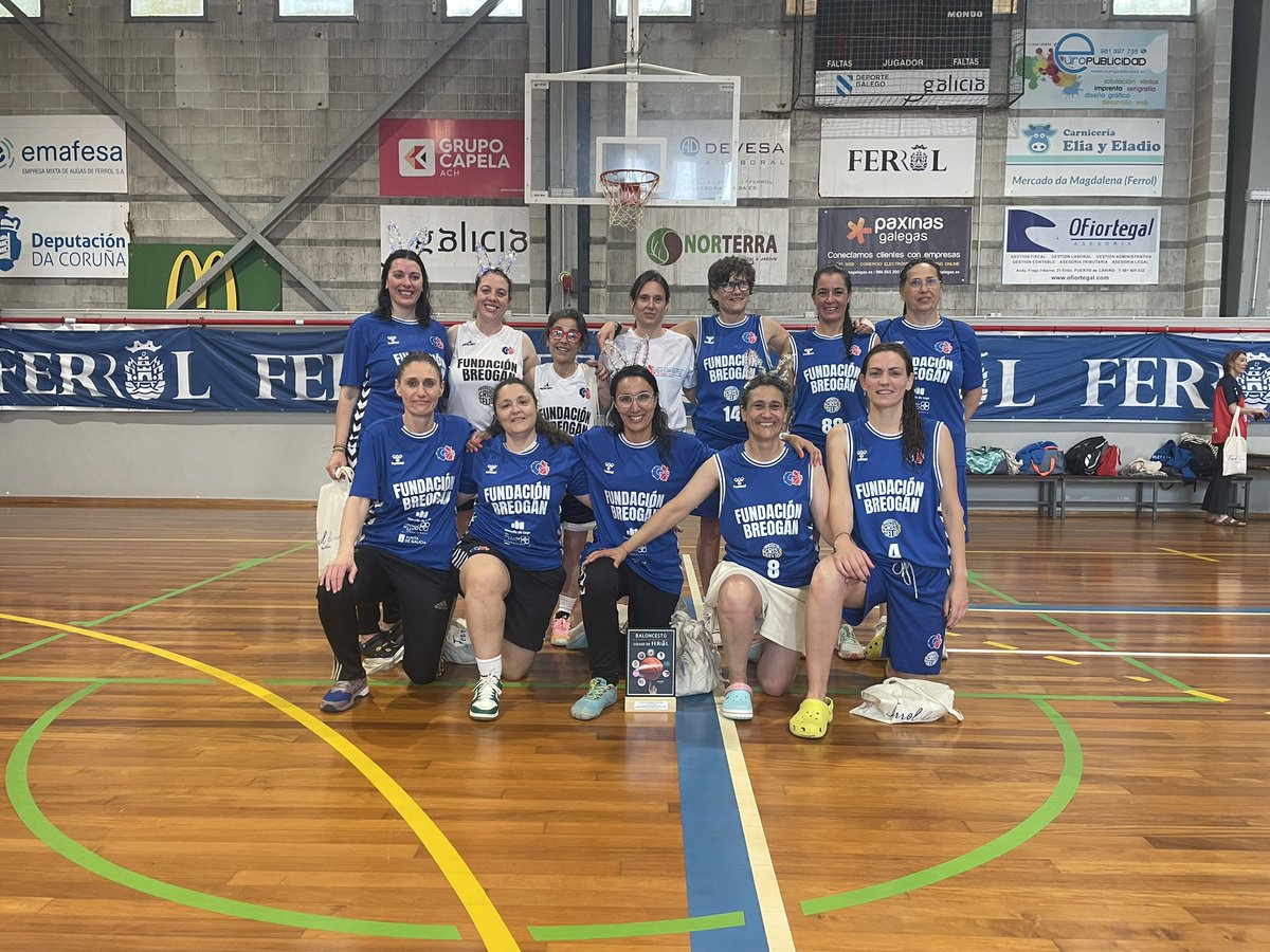 Fin de semana de baloncesto e risas. 5/5 nos partidos 10/10 na vida. #IITorneoVereranasCidadedeFerrol #ProxectoCrisSeijo da <a href="/Fund_Breogan/">Fundación Breogán</a>
