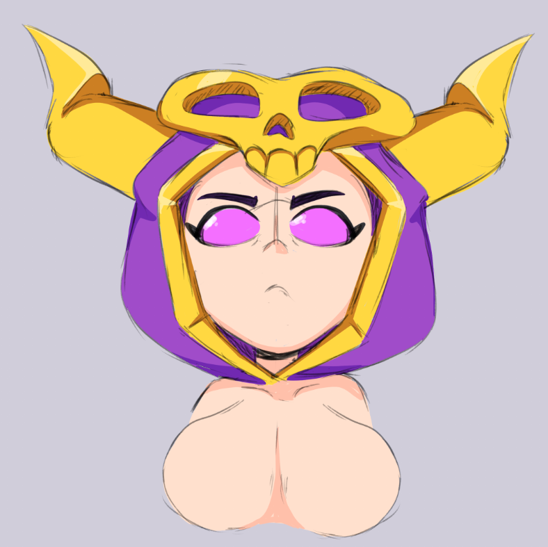 THAT ONE witch sketch i used as practice the other day