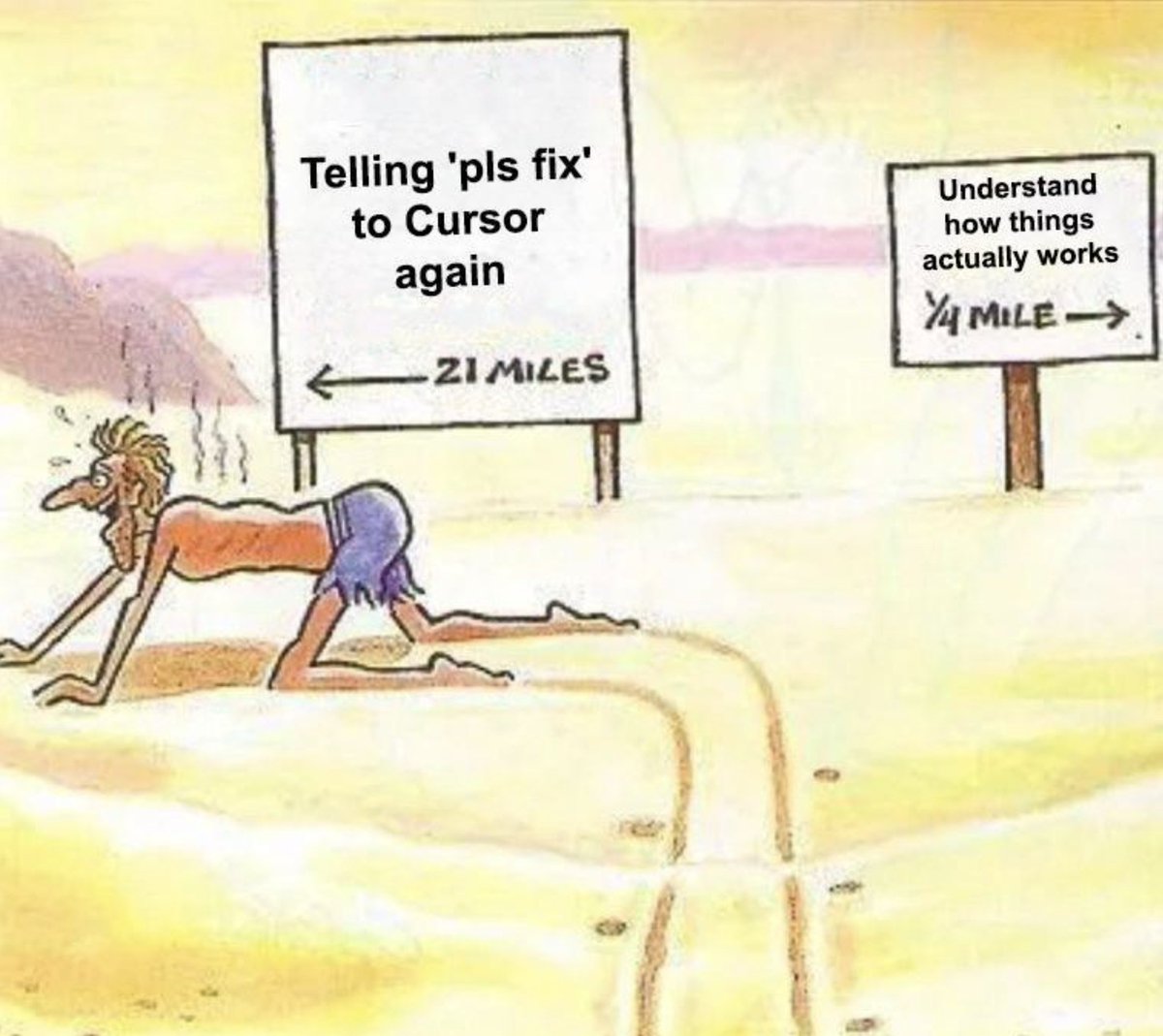 CompoundKFC's tweet image. Hot take: Use Cursor, just don&apos;t let it think for you!

Keep driving the intent, tab should autocomplete what you were already going for.

Then it&apos;s 21 feet away!