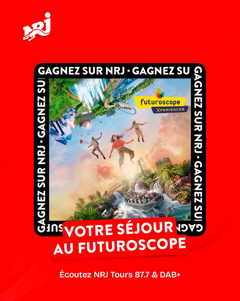 Si vous êtes en train de préparer les vacances d’été ☀️ pourquoi ne pas s’arrêter à Poitiers au <a href="/futuroscope/">Futuroscope</a> et découvrir la nouvelle attraction « Mission Bermudes » 🎢
On vous offre votre séjour pour quatre personnes sur NRJ Tours 😎