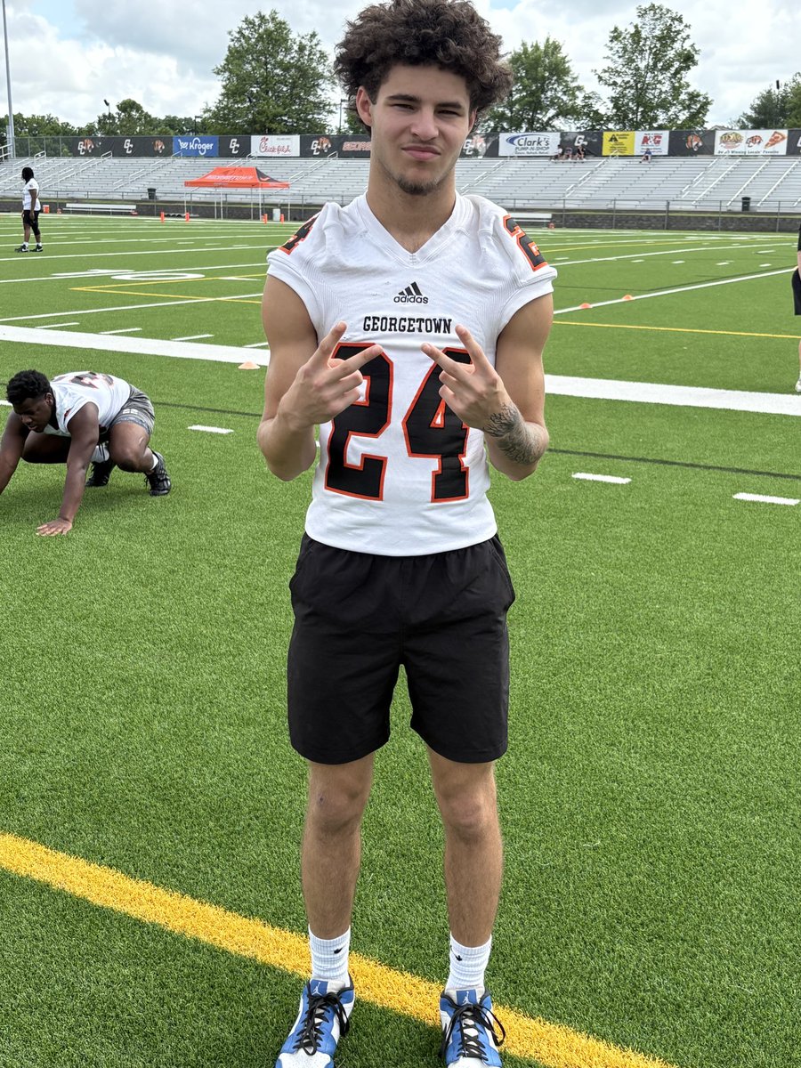 BLBobcatsFB's tweet image. ‘26 ATH. Isaiah Allen @ohthat_z camping @Gtown_Football