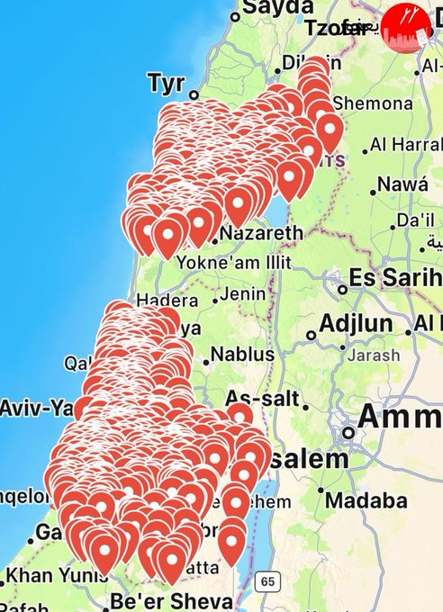 Sirenas en todo Israel advierten de la llegada de un barrido de misiles balísticos iraníes.
CIVILES bajo fuego de la República Islámica de IRÁN.
CIVILES, millones de CIVILES, malditos <a href="/sanchezcastejon/">Pedro Sánchez</a> y <a href="/jmalbares/">José Manuel Albares</a>