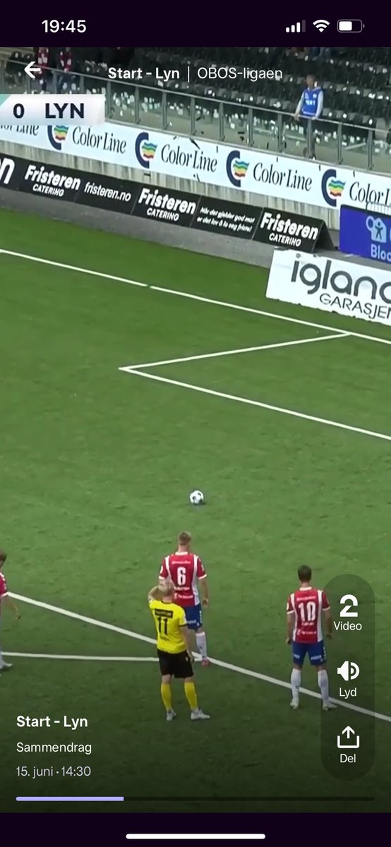 Tenkte jeg skulle se Starts mye omtalte straffebom i dag. Det funka jo slik👇 Ikke så jeg hvor ballen havna, og ikke så jeg målet. Fotball i høydeformat <a href="/tv2sport/">TV 2 Sport</a> ❤️