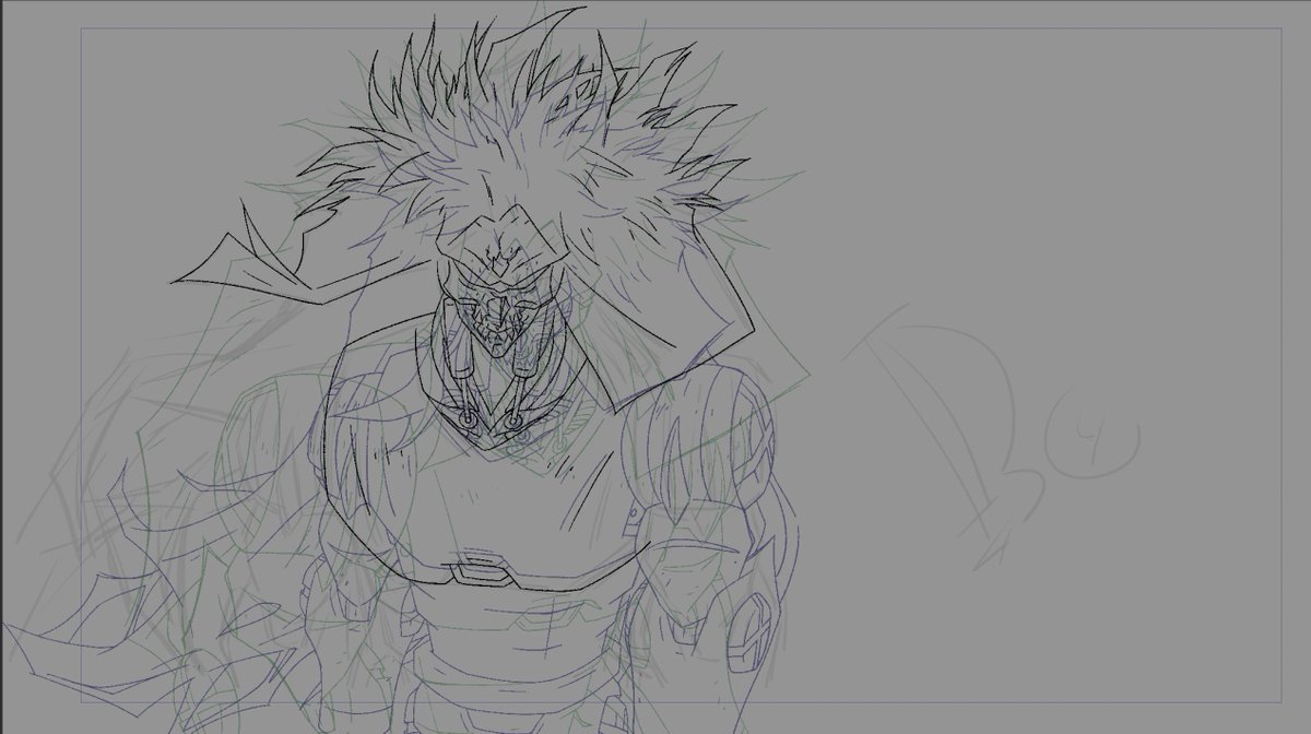 Nightblind99's tweet image. why did I have to give him the most detailed design ever.