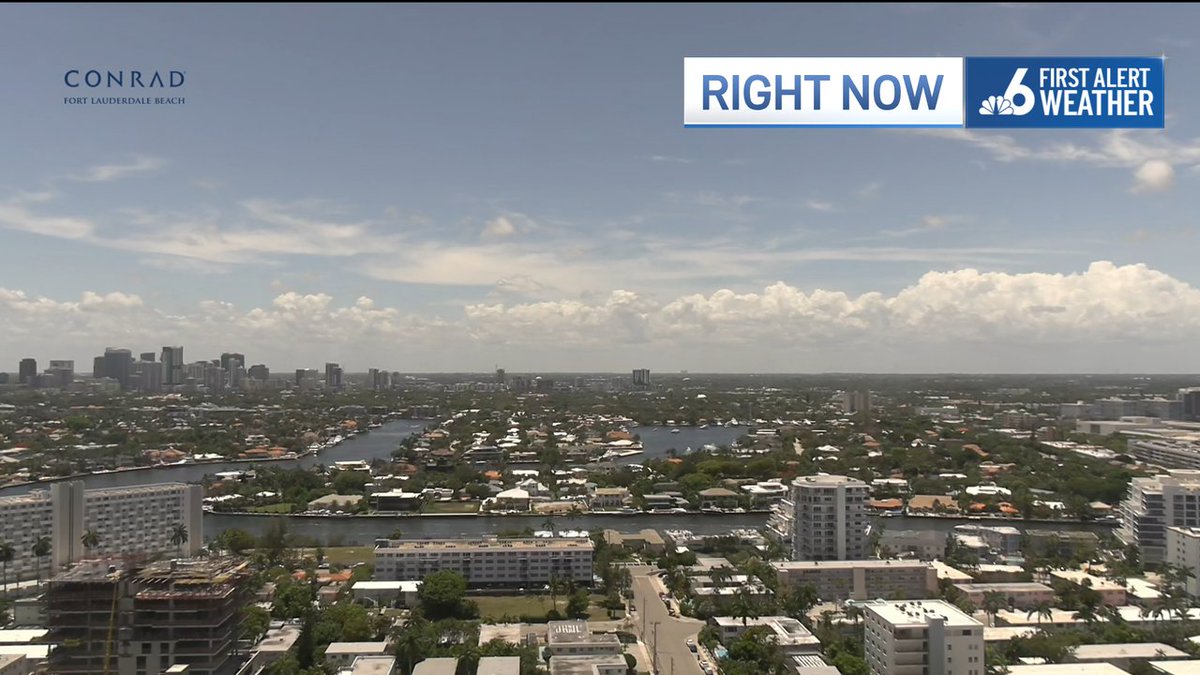 Fort Lauderdale checking in with sunny skies and 87 degrees. A fabulous forecast providing yet another weekend of beautiful weather.
