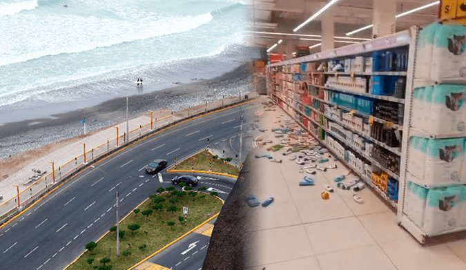 Lorettaopina's tweet image. ALGUNAS FOTOS DE LO QUE FUE EL SISMO DE 6.1 EN LIMA PERÚ 🇵🇪
#sismo #sismolima #limaperú 
🧵