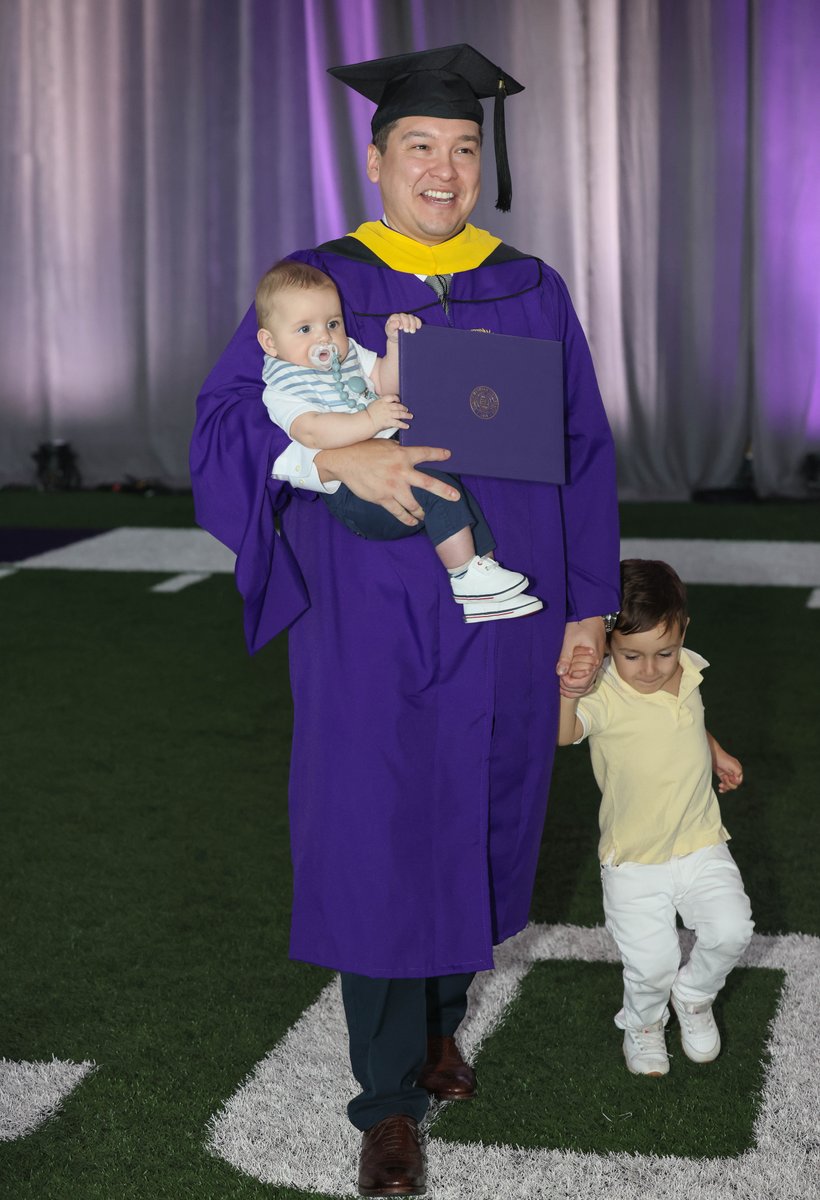 Today, we’re celebrating both our graduates and all the Northwestern dads who support and inspire their families and communities. Thank you for all that you do, and happy Father’s Day! 💜 #NU2025 #NorthwesternSPS