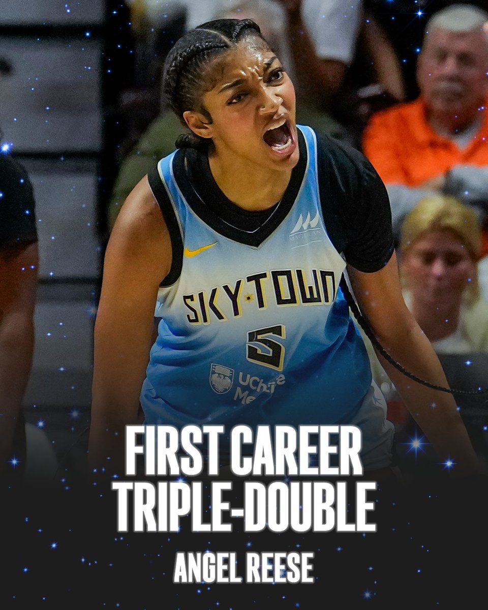 ANGEL REESE HAS HER FIRST TRIPLE-DOUBLE IN THE W 👏
