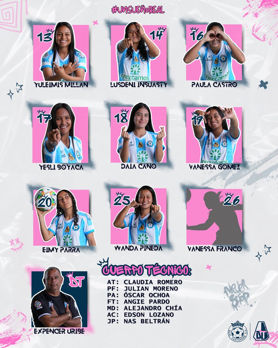 #ConvocatoriaAlbiceleste 📢🩵🤍 Estas son las 18 convocadas por nuestro DT Expencer Uribe para el juego válido por la fecha 15 de la Liga Femenina, donde visitamos a Bucaramanga en el Alvaro  Gómez Hurtado🏟. 

¡VAMOS, GUERRERAS! 🙌🏼🔥

#UnSueñoReal 
🩵🤍⚽