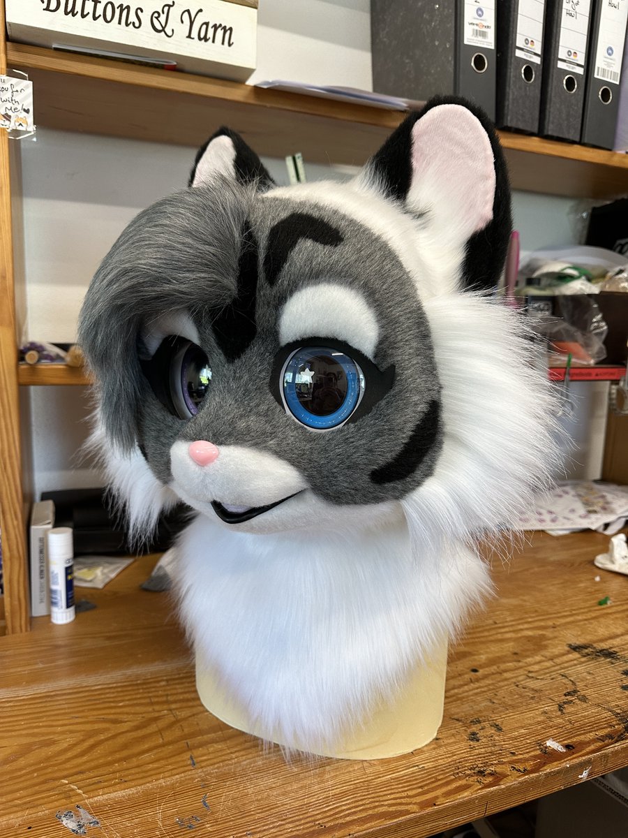 Used my free time to give Mimy, I made in 2019, a little glow up :) what do you think?

- added cheek fluff
- added hair fluff
- new lips
- new tongue
- renew leather paint
- fur recut
- shaved the furs inside