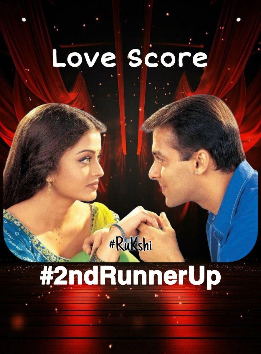 Love_scoreSSK's tweet photo. Huge congrats to the lovable and much-admired couple #RuKshi has become the 2nd runner-up of #LoveScore and also our top scorers 🏆💥There's an unspoken, special chemistry between you two that makes you stand out. I hope we see you both on a new show again ❤✨ https://t.co/oxkS6obOek