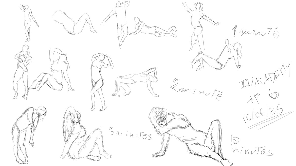 moe_apologist's tweet photo. SEXTO DOODLE
Siento que en las poses de 1 minuto me fue peor, pero en las de 2 minutes parece algo mejor.
#Inacademy https://t.co/2CK6ljr6I3