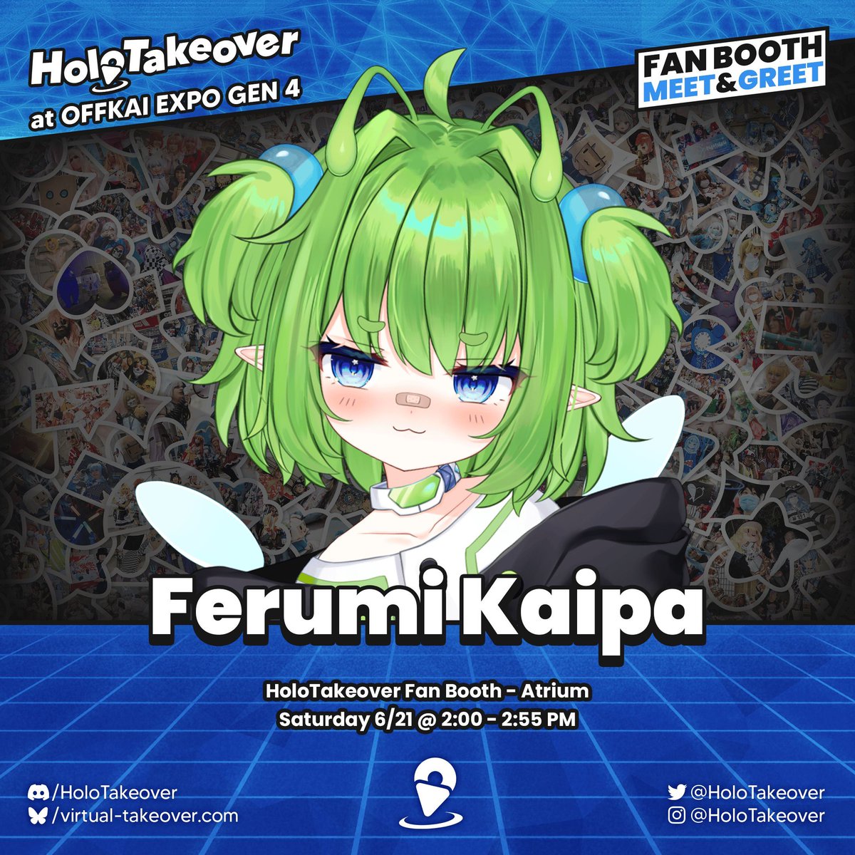 HoloTakeover (@holotakeover) on Twitter photo She may be a menace but its #OffKaiGen4 so she saved you some crayons.
Let <a href="/FerumiKaipa/">Ferumi Kaipa 🛸✨</a> know which color crayon is your favorite at the HoloTakeover Fan Booth on Saturday @ 2PM! She may be a menace but its #OffKaiGen4 so she saved you some crayons.
Let <a href="/FerumiKaipa/">Ferumi Kaipa 🛸✨</a> know which color crayon is your favorite at the HoloTakeover Fan Booth on Saturday @ 2PM!