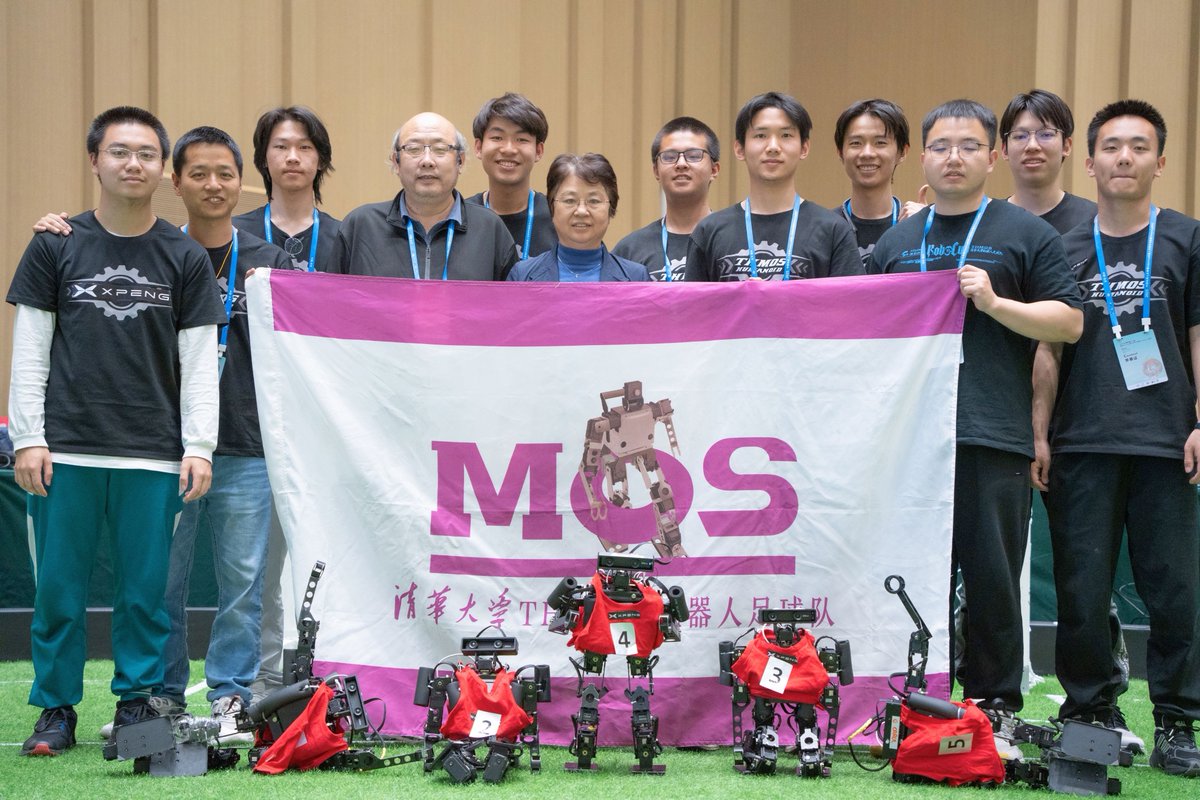 Tsinghua_Uni's tweet image. Congratulations to the TH-MOS team on winning the 2025 RoboCup China Open Humanoid League! From real-time decision-making to slick #robot coordination and #motioncontrol, #NextGen powered through with skill, grit, and #teamwork—claiming the title two years in a row!