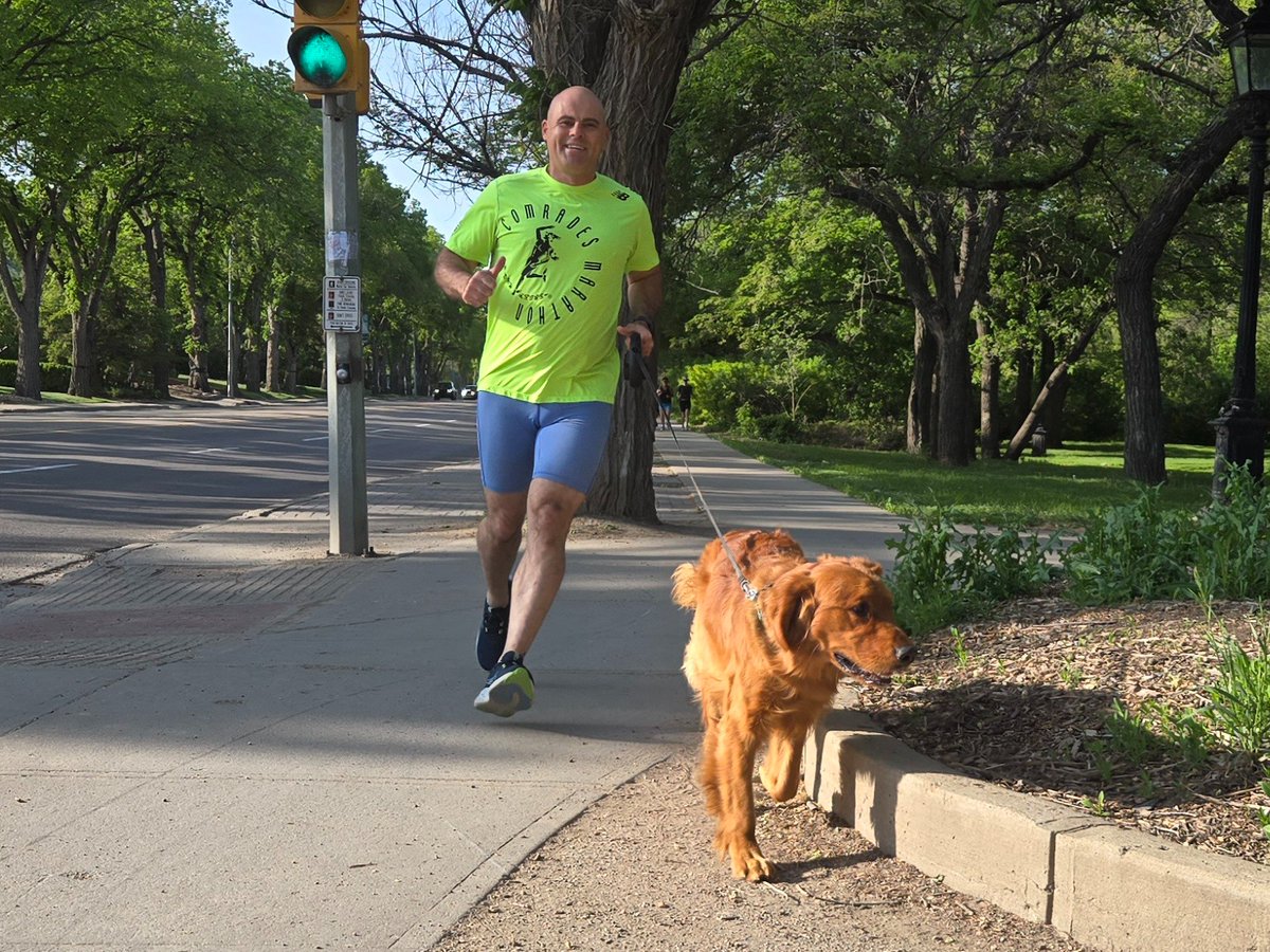 Some running buddies are always ready to run!