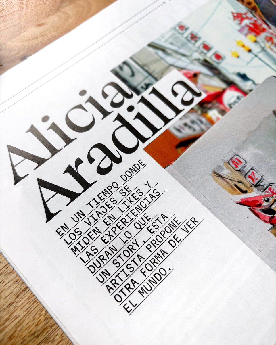 AliciaAradilla's tweet photo. “En un tiempo donde los viajes se miden en likes y las experiencias duran lo que un story, esta artista propone otra forma de ver el mundo”

Una de las descripciones más bonitas que han hecho de mi trabajo. Muchas gracias @20m por la entrevista ❤️ #art https://t.co/7eqClSlDaG