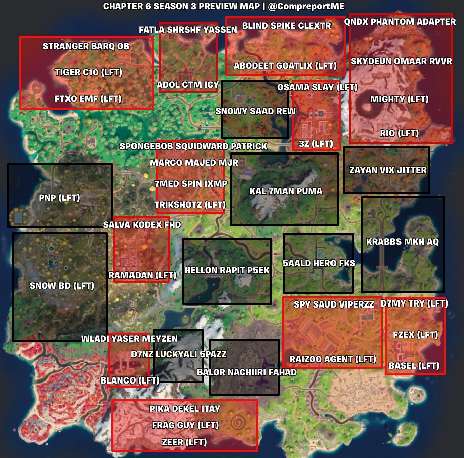 CHAPTER 6 SEASON 3 PREVIEW MAP