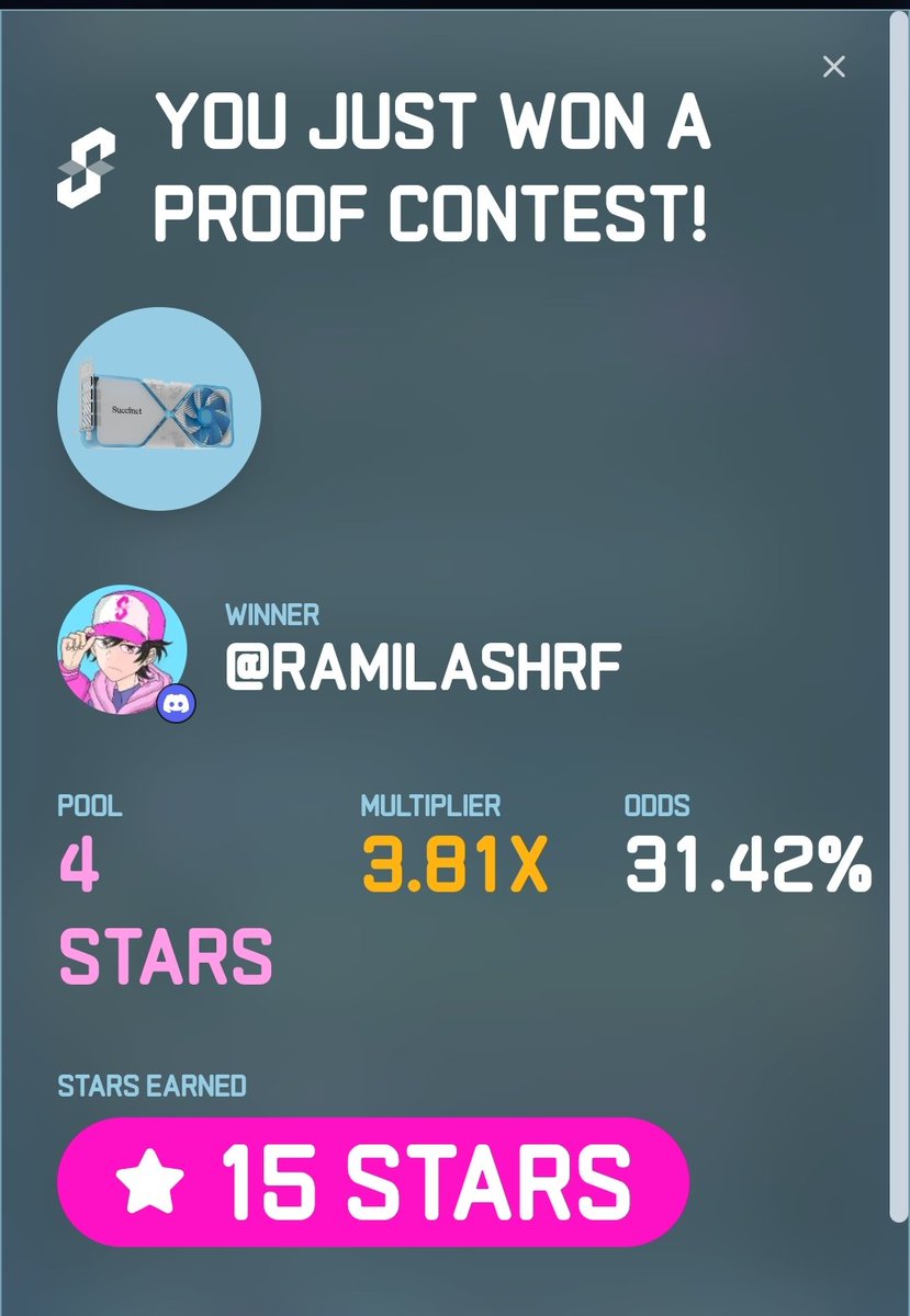 gProve

We continue to produce and win together.
Today we have another proofs in our pocket!
There is no more or less, the important thing is stability
<a href="/SuccinctLabs/">Succinct</a>