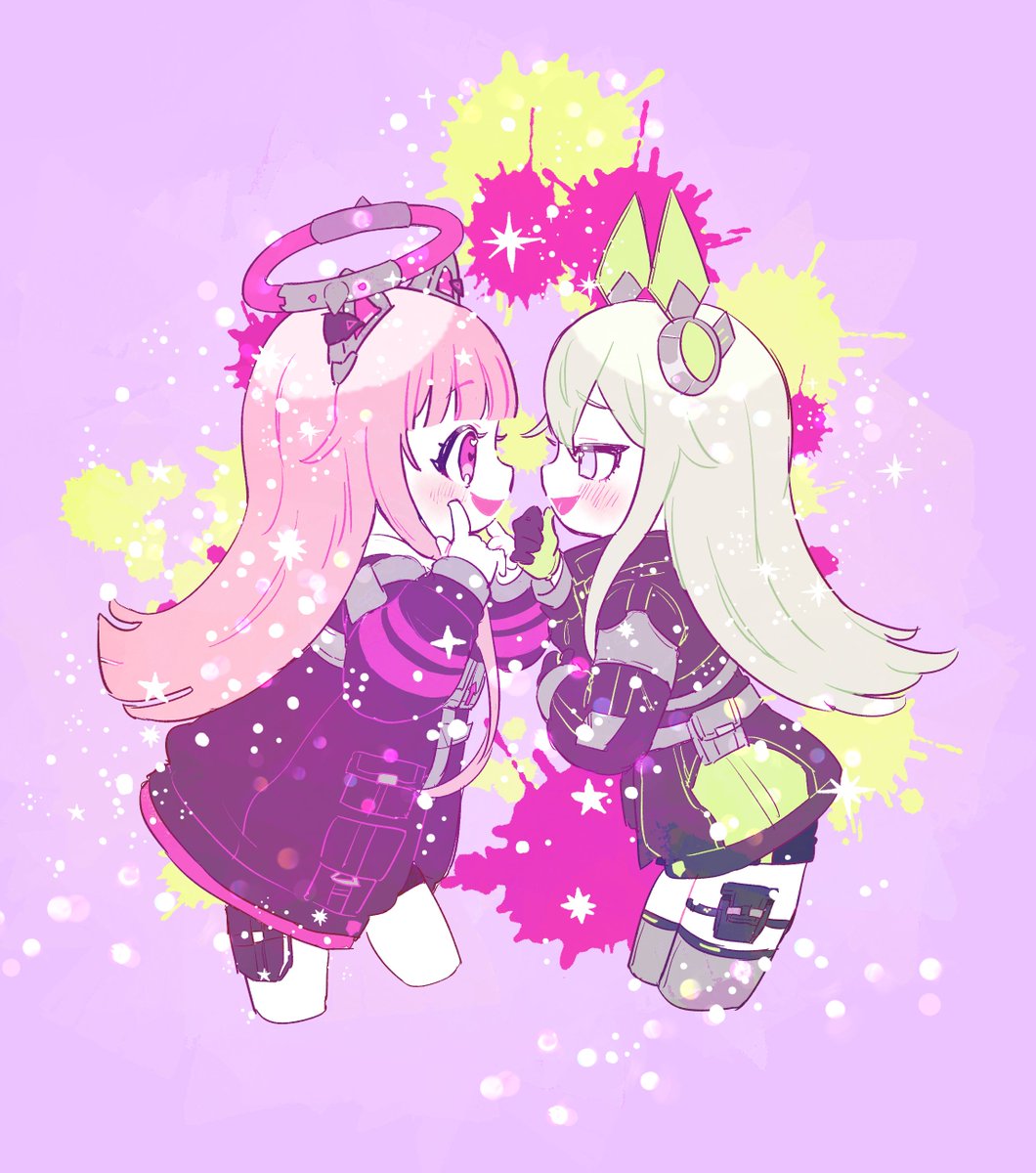草薙寧々 ,鳳えむ 「サイバー寧々ちゃんとえむちゃん #WxSShipWeek