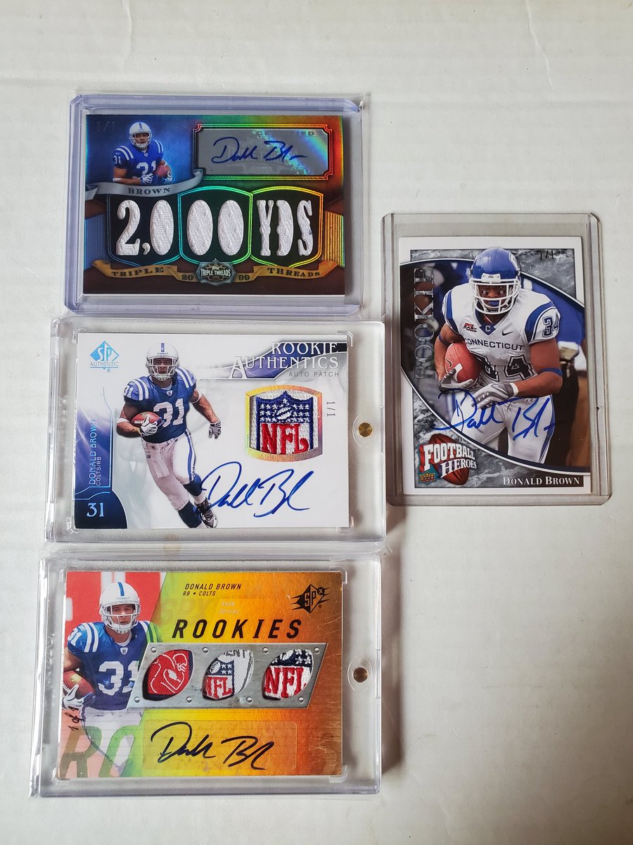 tillerjeff's tweet photo. @SCCTradingCards Donald Brown https://t.co/VE3xRyAaE9