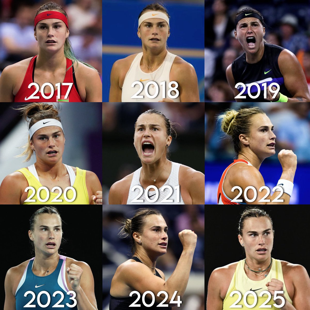 sabalenkarchive's tweet image. What year made you stay?