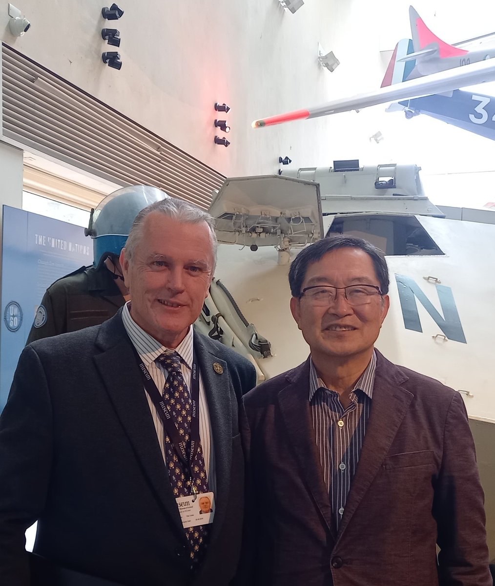 Honoured to guide President Baek Seung Joo of the Korean War Memorial Organization through Irelands Military History at the National Museum of Ireland Collins Barracks. It was a privilege also to share stories &amp; information on the valiant Irish who fought in the Korean War.