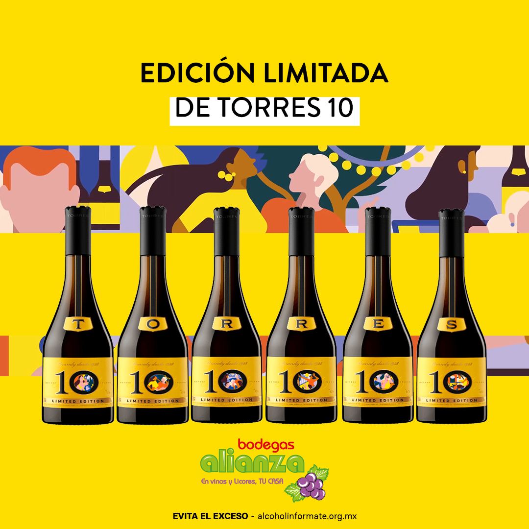 El toque inigualable de distinción y una presentación especial que no debe faltar en tu cava. Brandy Torres 10 está disponible en la tienda en línea y tiendas físicas.
bodegasalianza.com/bandy-torres-1…