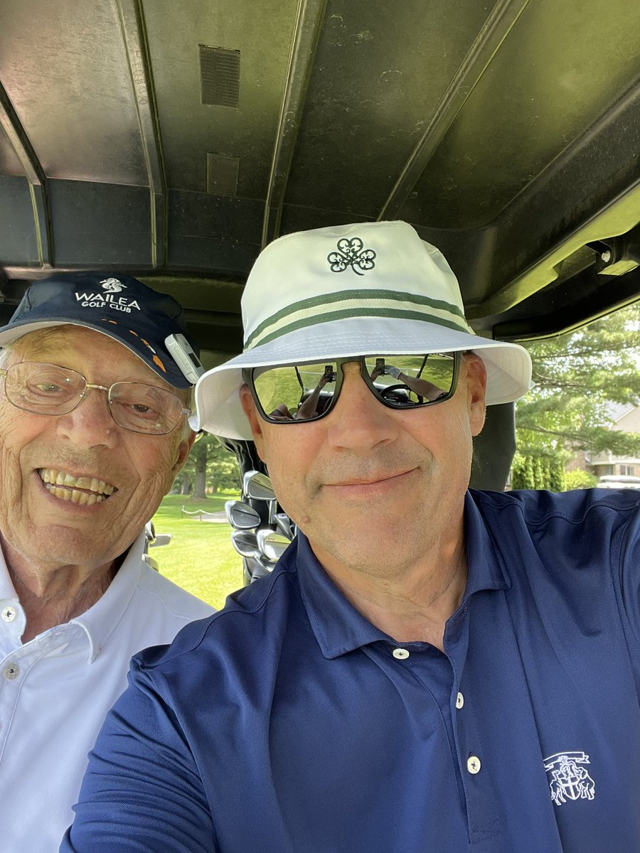 Happy Fathers Day!   A little golf with DMK!