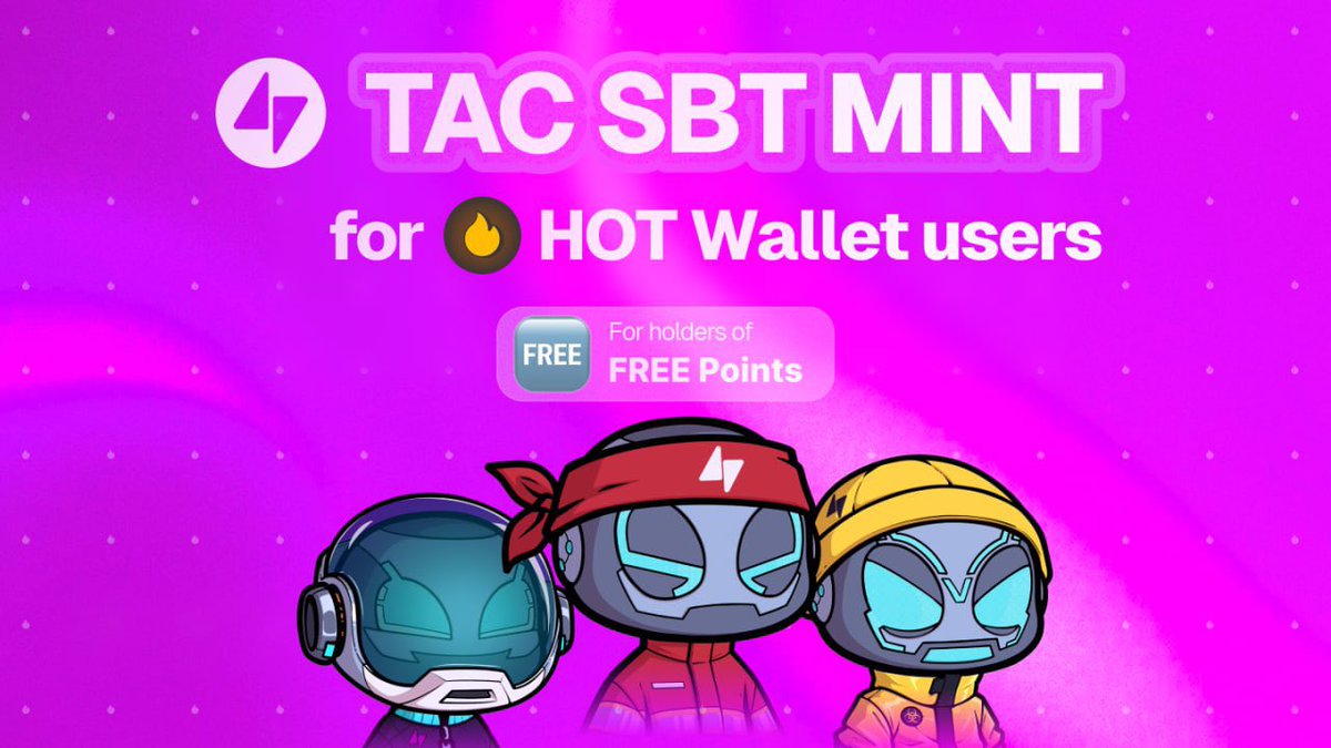 Marjid Cryptonite (@marjidofficial) on Twitter photo Will you be minting this <a href="/TacBuild/">TAC (🫰,✨️)</a> NFT?
I billion users, 10,000 $TAC SBT mint. Be honest, will you mint this NFT for 30 $TON? Don’t Lie….
Who knows the Mint date? Let us know in the comment. Will you be minting this <a href="/TacBuild/">TAC (🫰,✨️)</a> NFT?
I billion users, 10,000 $TAC SBT mint. Be honest, will you mint this NFT for 30 $TON? Don’t Lie….
Who knows the Mint date? Let us know in the comment.