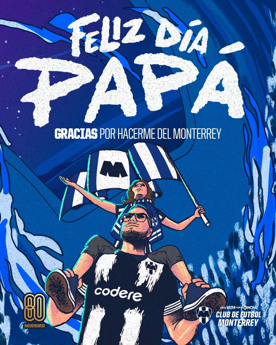 ¡¡¡ Felicidades !!!

#DíaDelPadre
#FathersDay 
#ArribaElMonterrey